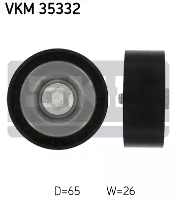 Ролик промежуточный поликлинового ремня SKF VKM35332