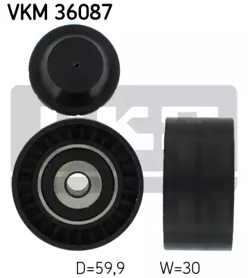 VKM36087 SKF Ролик приводного ремня