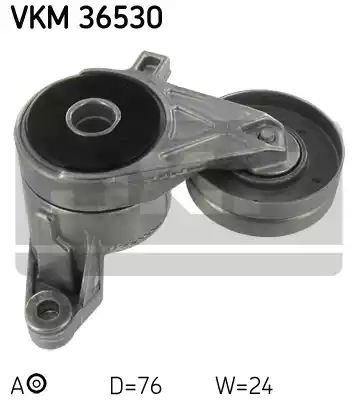 Натяжной ролик поликлинового ремня SKF VKM36530