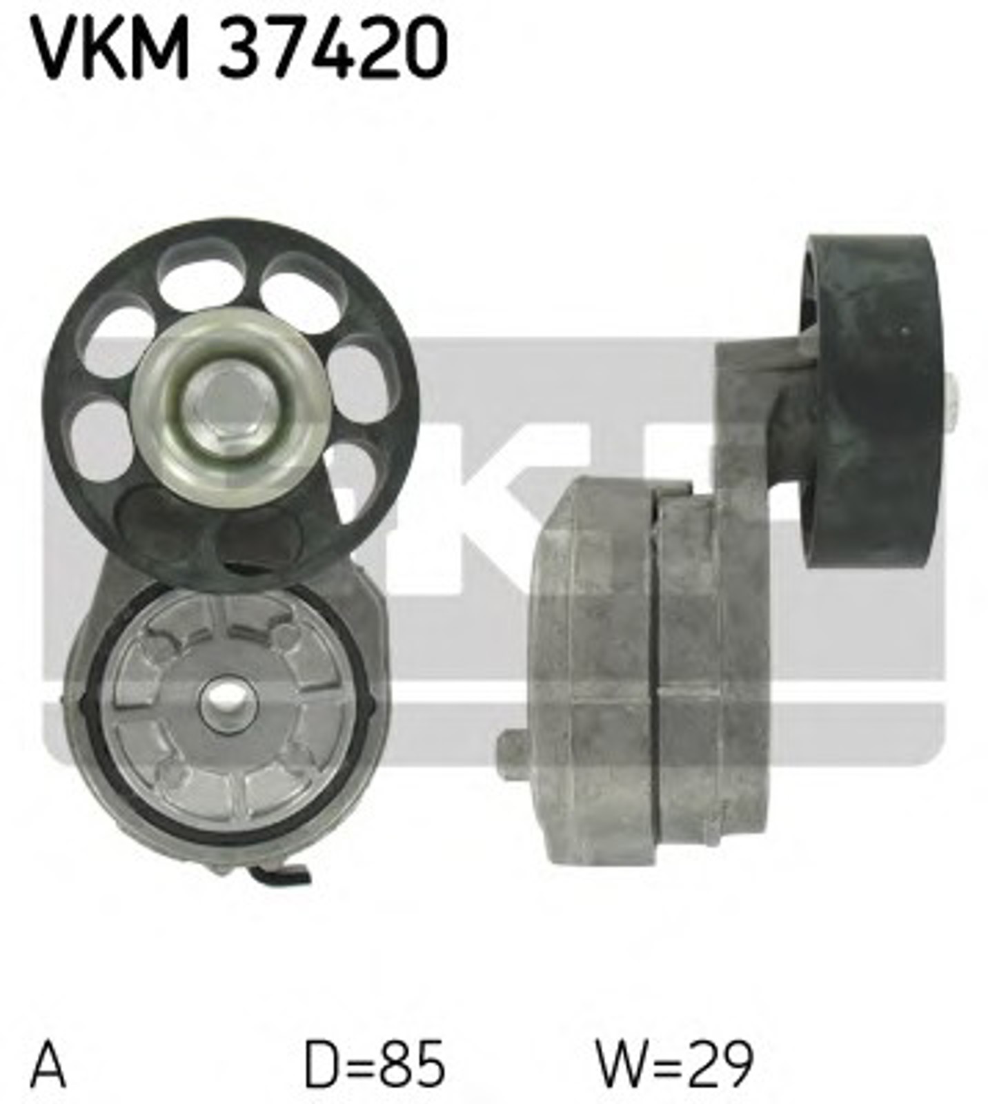 Ролик приводного ремня SKF VKM37420