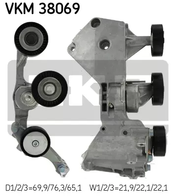 VKM38069 SKF Натяжитель приводного ремня