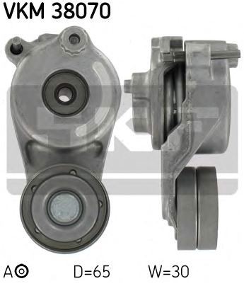 Натяжной ролик поликлинового ремня SKF VKM38070
