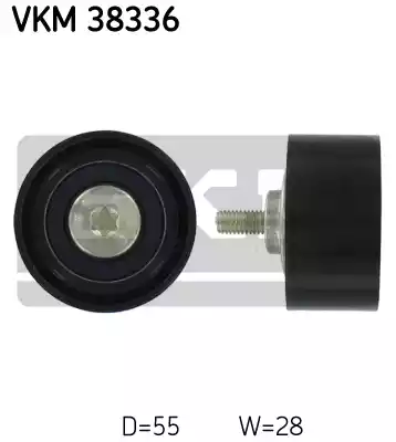 Ролик поликлинового ремня SKF VKM38336