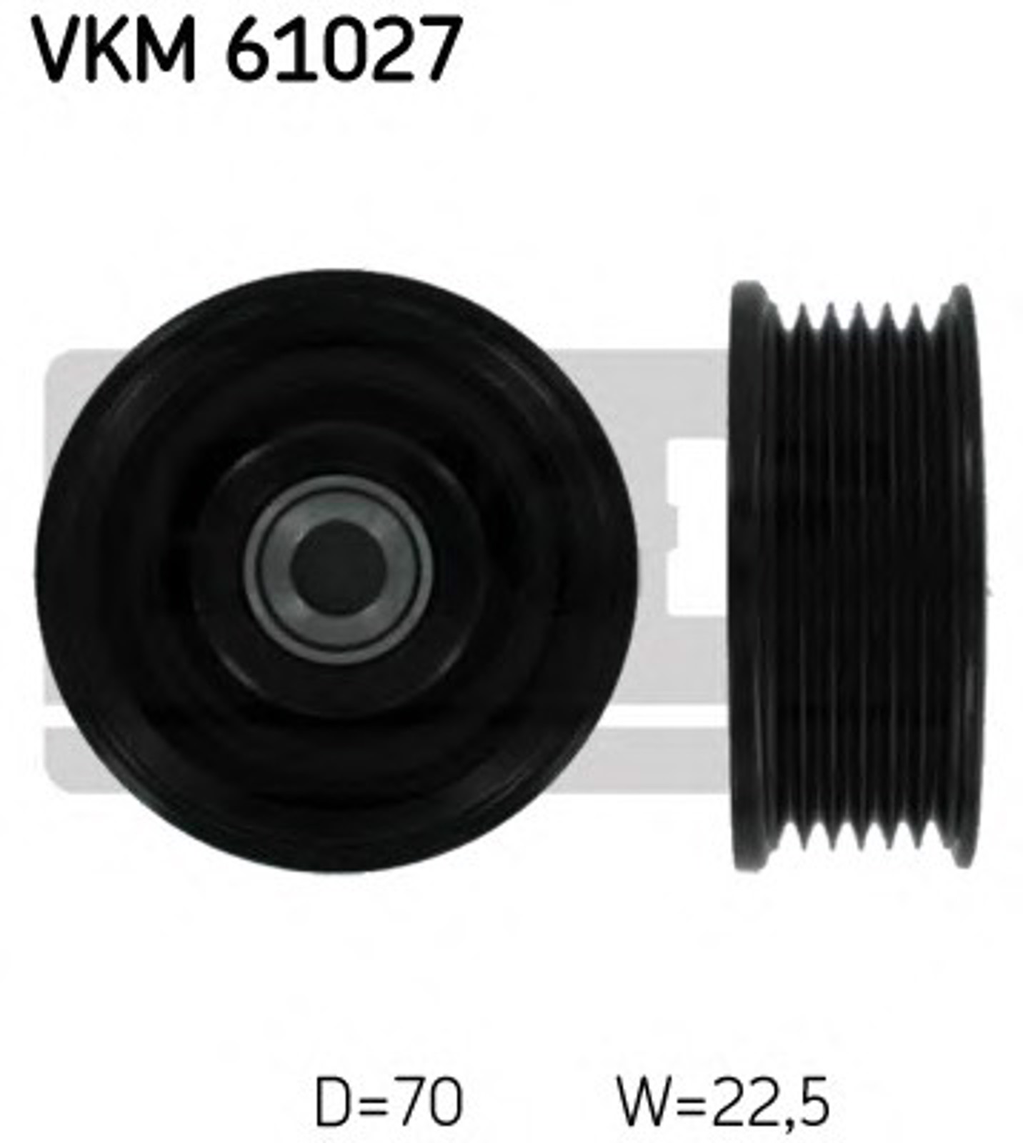 Ролик ручейкового ремня SKF VKM61027