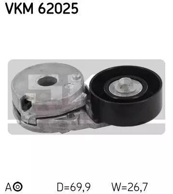 Натяжитель приводного ремня SKF VKM62025