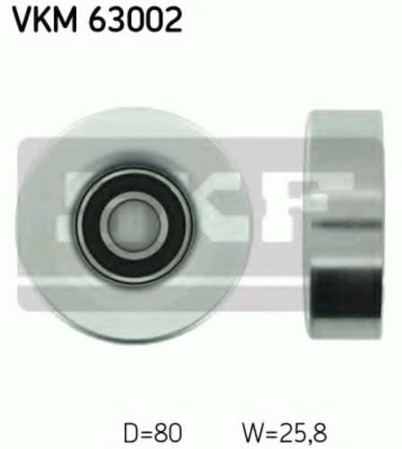 Ролик обводной SKF VKM63002