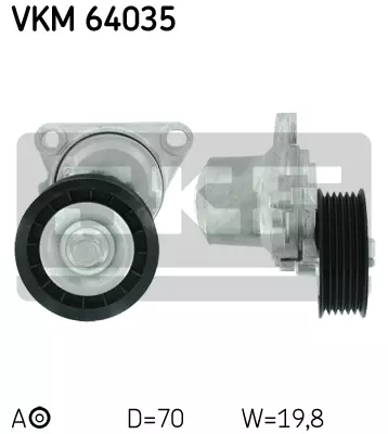 Натяжитель приводного ремня SKF VKM64035