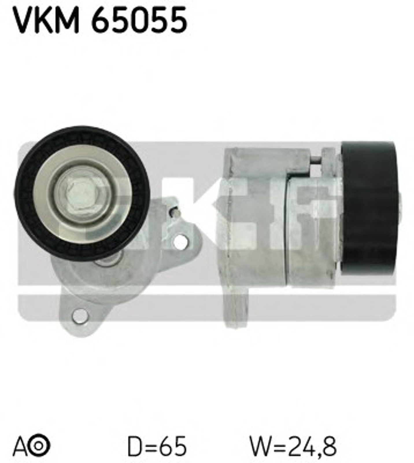 Ролик натяжной поликлинового ремня SKF VKM65055