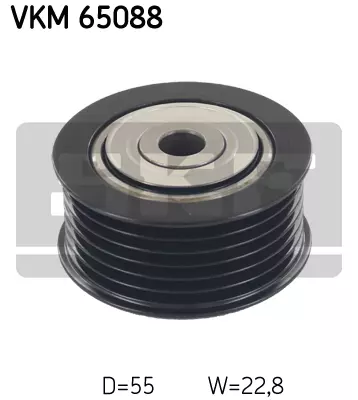 Ролик промежуточный поликлинового ремня SKF VKM65088