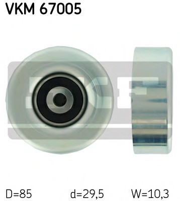 Ролик приводного ремня SKF VKM67005