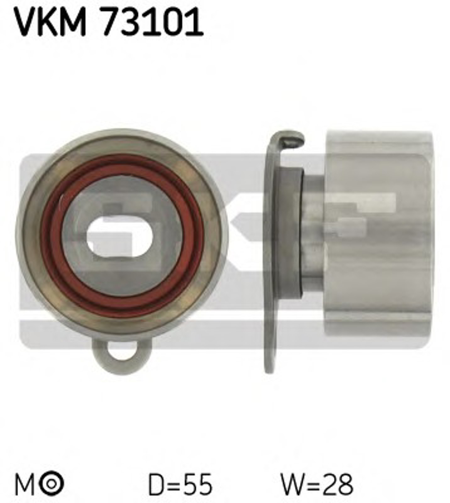 Ролик натяжной ремня грм SKF VKM73101
