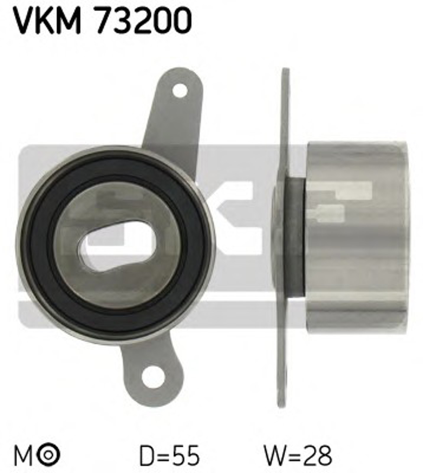 Ролик натяжной ремня грм SKF VKM73200