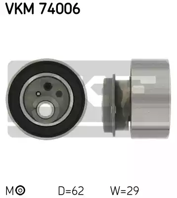 Натяжной ролик ременьа грм SKF VKM74006
