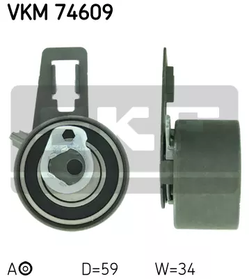 Ролик натяжной ремня грм SKF VKM74609