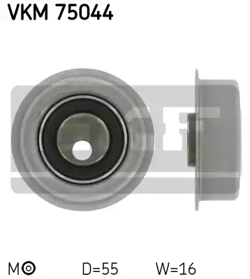 VKM75044 SKF Ролик натяжной ремня ГРМ