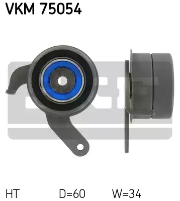 VKM75054 SKF Ролик натяжной ремня ГРМ