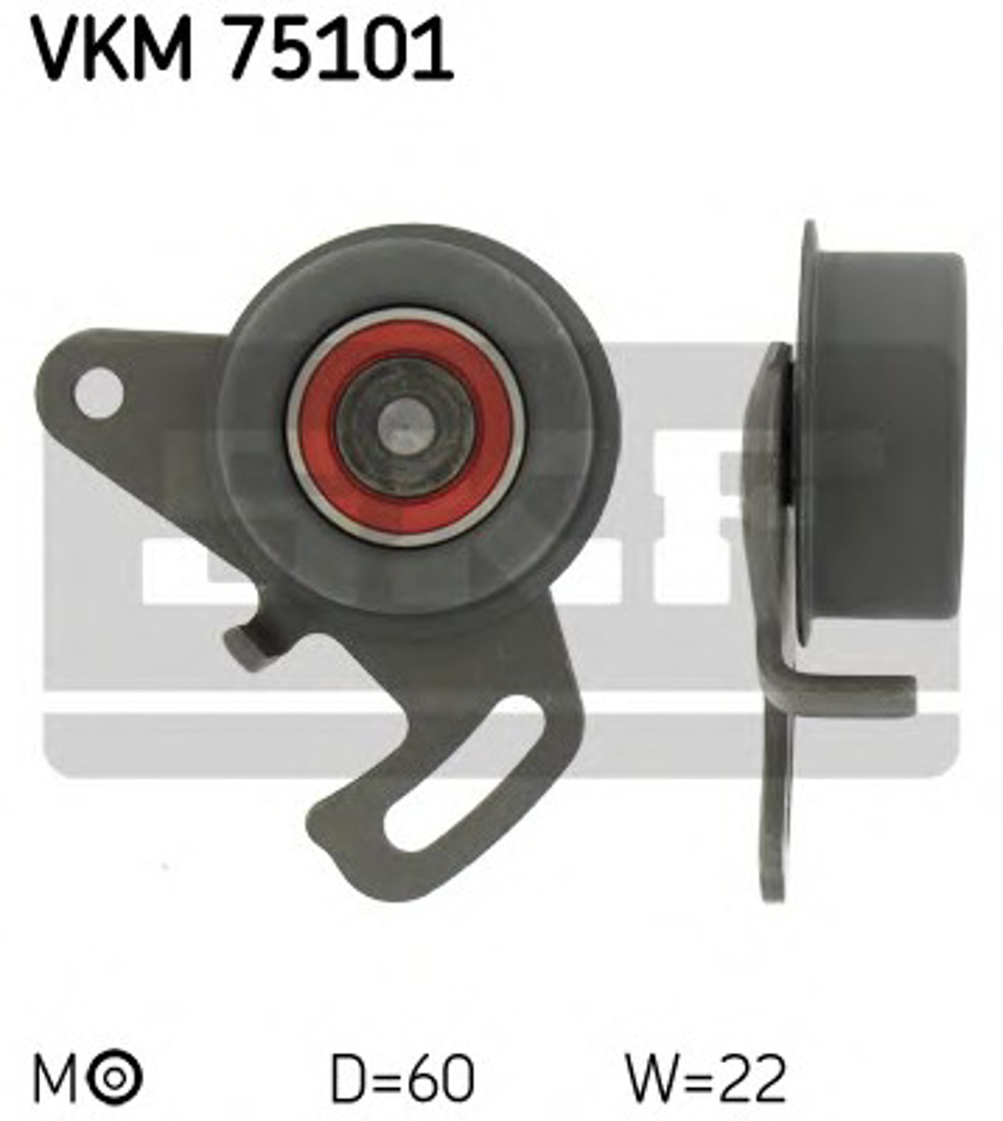 Ролик натяжной ремня грм SKF VKM75101