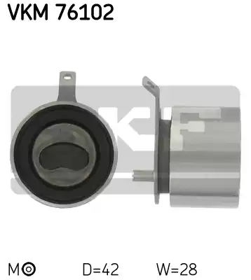 VKM76102 SKF Ролик натяжной ремня ГРМ