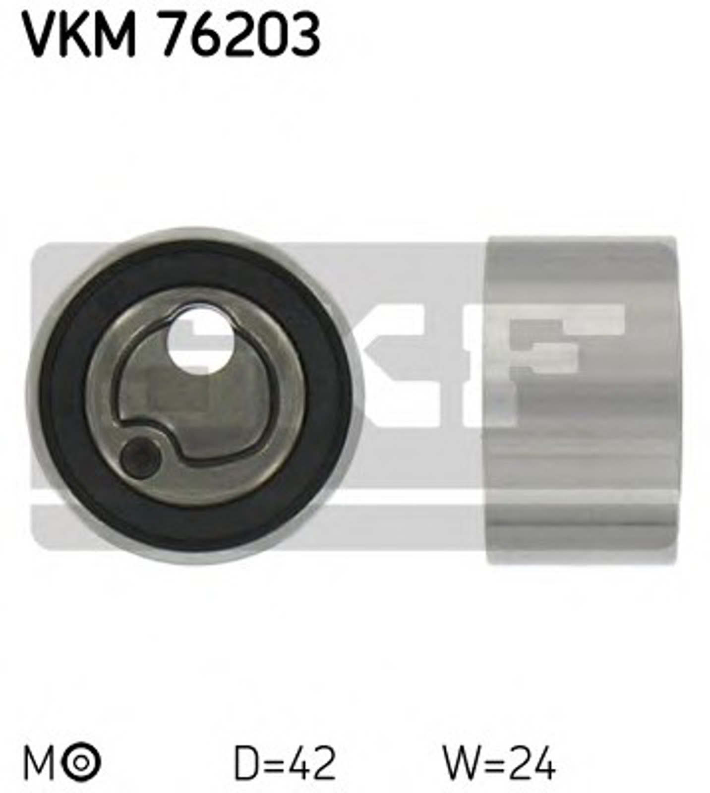 Ролик натяжной ремня грм SKF VKM76203