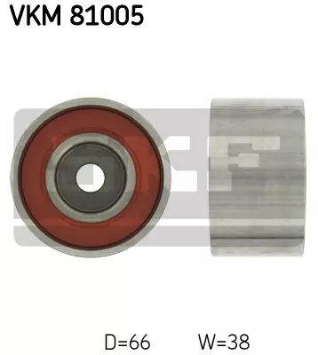 Ролик промежуточный ремня грм SKF VKM81005