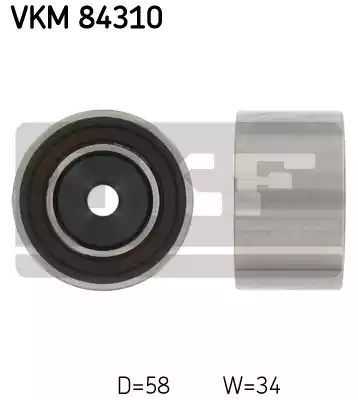 Ролик промежуточный ремня грм SKF VKM84310