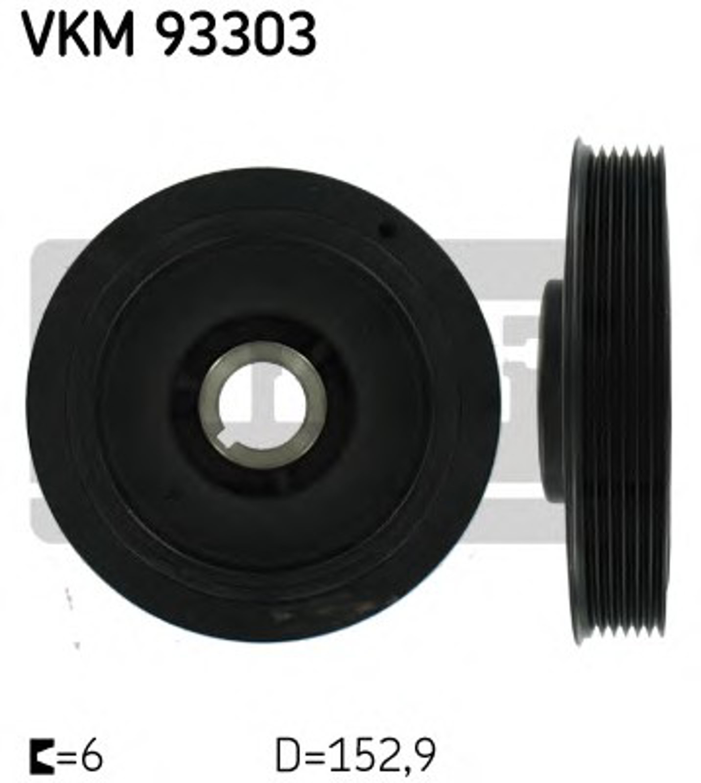 Шкив коленвала SKF VKM93303