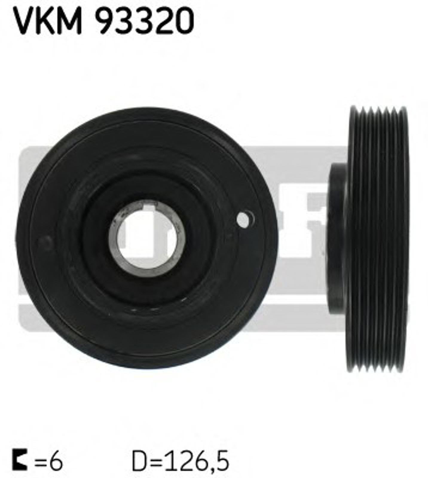 Шкив коленвала SKF VKM93320