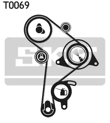 VKMA01013 SKF Комплект ремня ГРМ