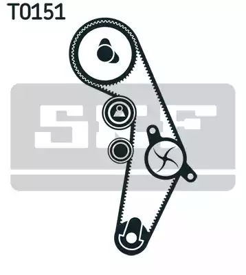 VKMA01018 SKF Комплект ремня ГРМ