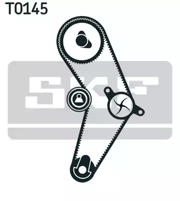 VKMA01113 SKF Комплект ремня ГРМ