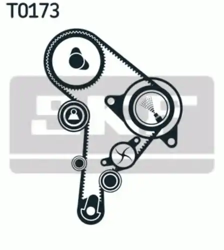 VKMA01244 SKF Комплект ГРМ