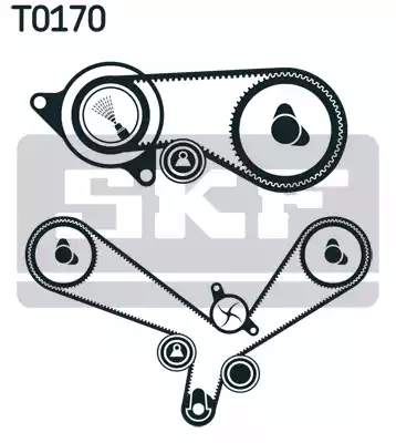 VKMA01952 SKF Комплект ремня ГРМ