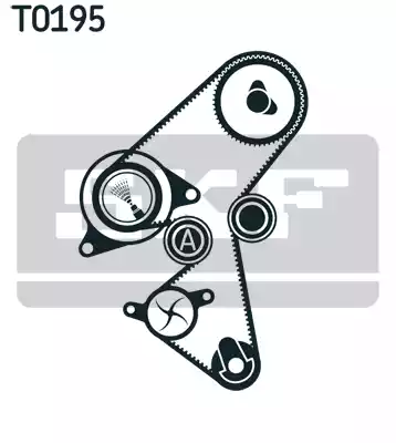 VKMA03140 SKF Комплект ГРМ