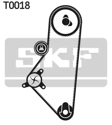 VKMA03201 SKF Комплект ремня ГРМ