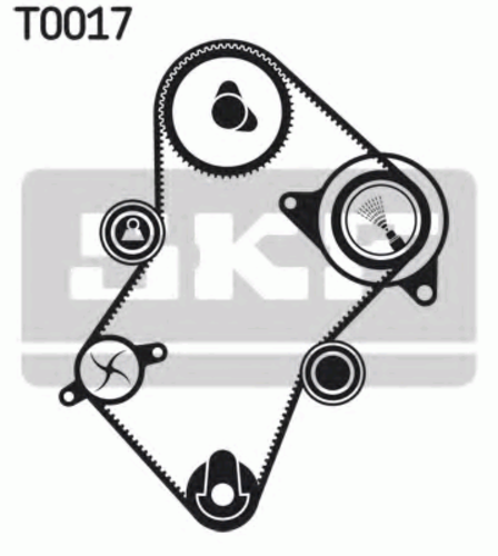 VKMA03241 SKF Комплект ГРМ