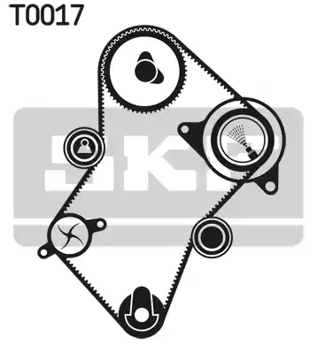 VKMA03244 SKF Комплект ремня ГРМ