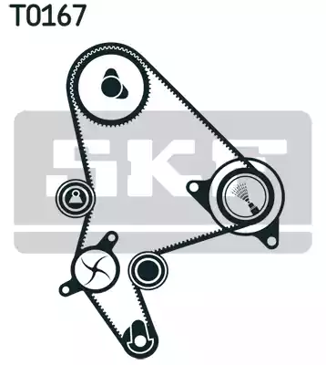 VKMA03246 SKF Комплект ремня ГРМ