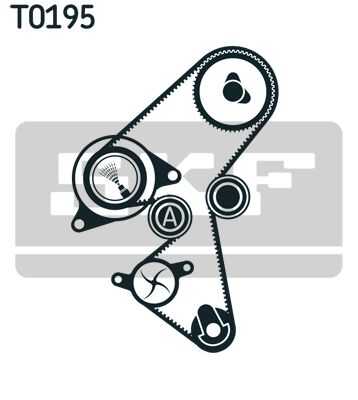 VKMA03316 SKF Комплект ремня ГРМ