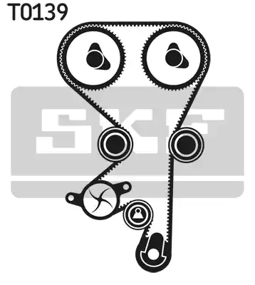 VKMA05150 SKF Комплект ремня ГРМ