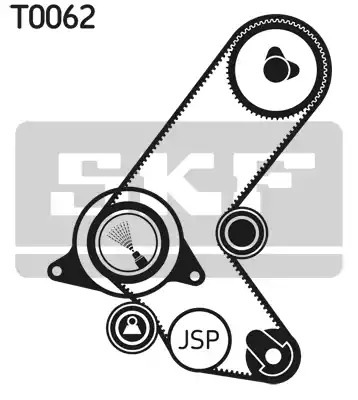 VKMA05214 SKF Комплект ремня ГРМ