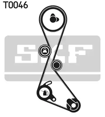 VKMA06101 SKF Комплект ремня ГРМ