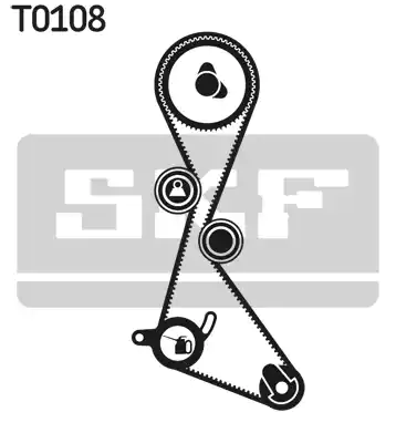 VKMA06103 SKF Комплект ремня ГРМ