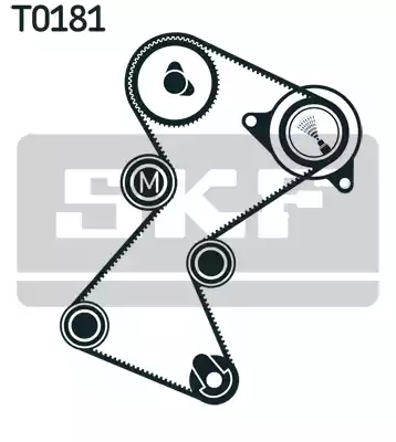 VKMA06117 SKF Комплект ремня ГРМ