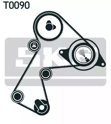 Комплект ремня грм SKF VKMA06126