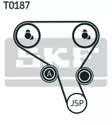 VKMA06503 SKF Комплект ГРМ