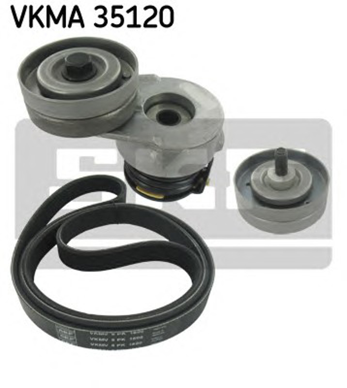 VKMA35120 SKF Комплект поликлинового ремня