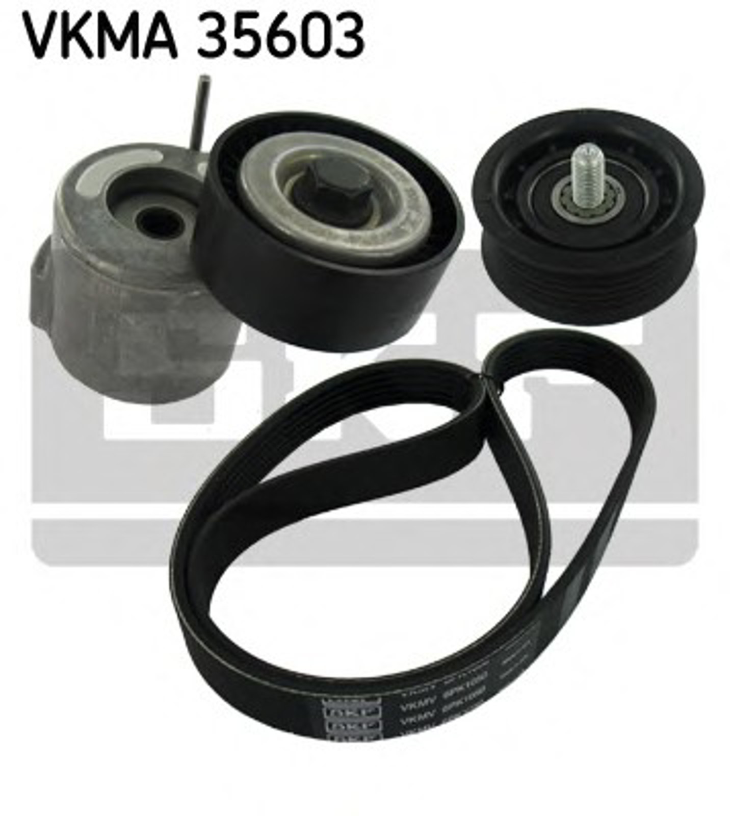 Комплект поликлинового ремня SKF VKMA35603