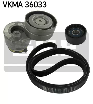 VKMA36033 SKF Комплект поликлинового ремня