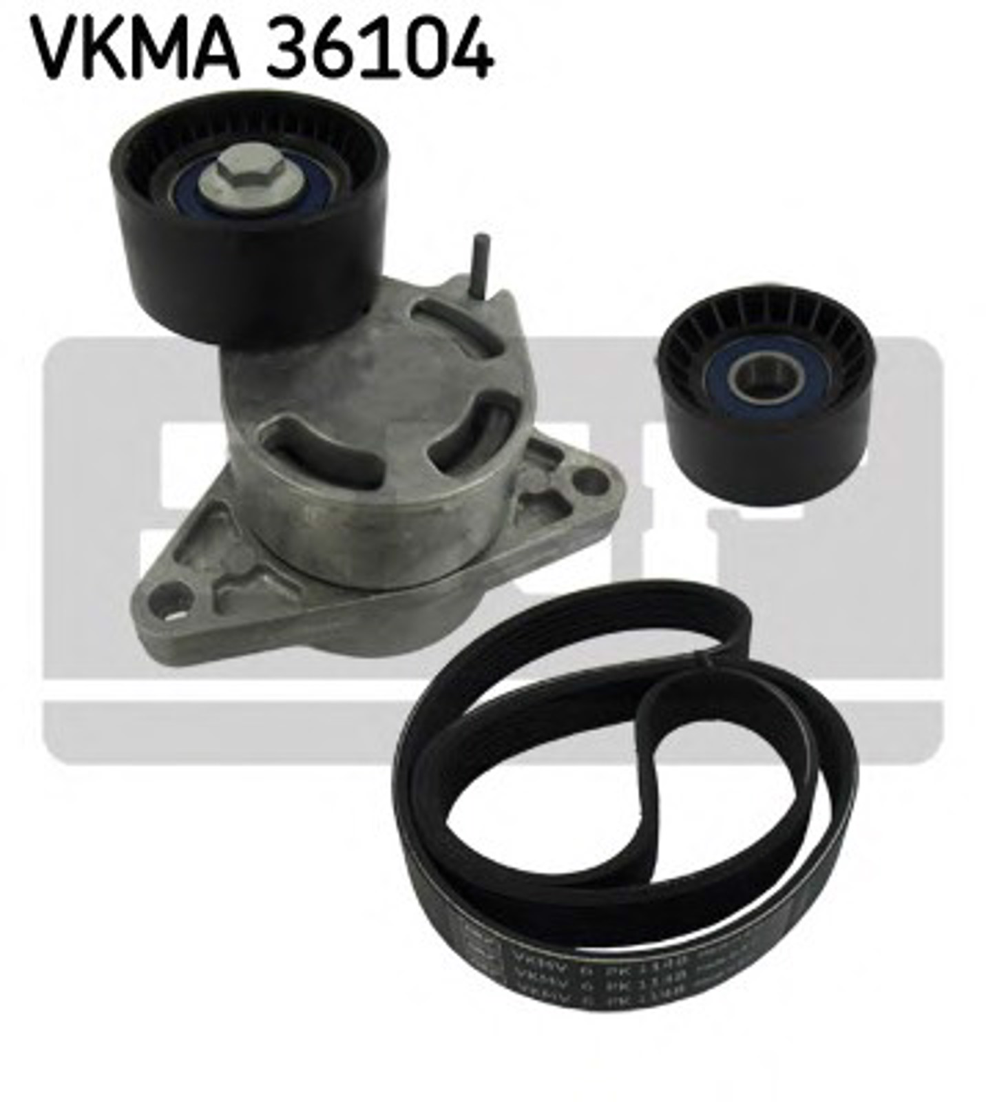 Комплект ручейковых ремней SKF VKMA36104