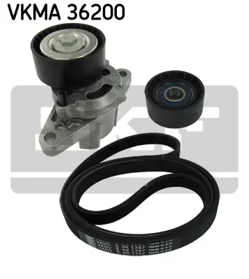 VKMA36200 SKF Комплект поликлинового ремня